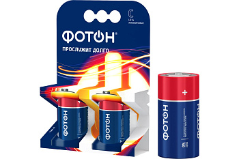 Элемент питания 343 LR14 OP2 алкалиновый ФОТОН  22446 Электрика