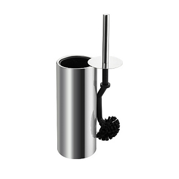 1007 САНАКС Ерш д/унитаза напольн., круглый ПРЕМИУМ с ИЗОГНУТ. ЕРШИКОМ из нерж.