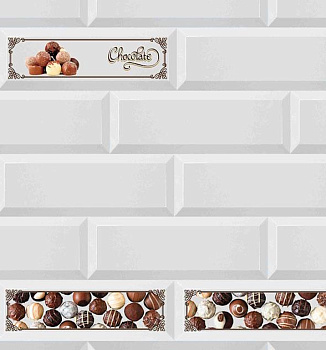 Фартук Керамика Choco АВС 3000*600*1,5 ХИТ