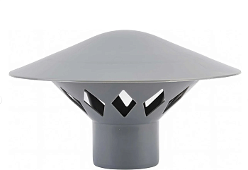 Зонт вентиляционный D 50мм вн.канализ.(100) VALFEX