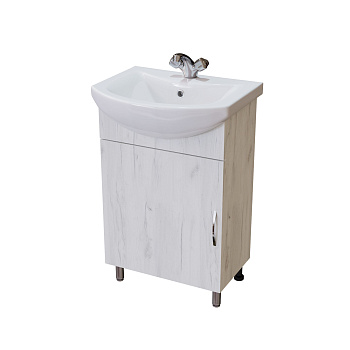 Комплект тумба напольная Grace 55 + раковина Балтика-55 керамическая