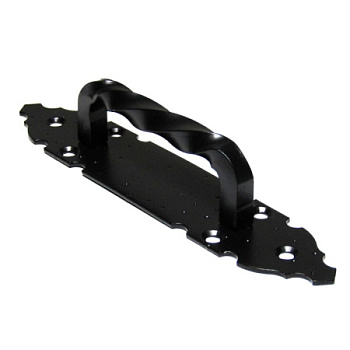 Ручка скоба Декор 2 НОЭ3 РС100-SL (чер. мат)