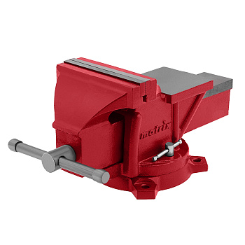 Тиски слесарные, поворотные "Matrix" 150мм с наковальней 18602