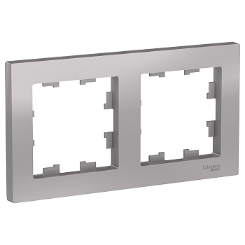 ATN000302 Рамка 2-постовая универсальная Алюминий SE