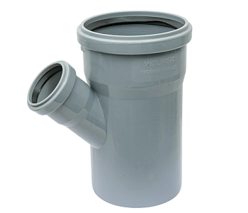 Тройник 45° 110-50 вн.канализ.(30) VALFEX