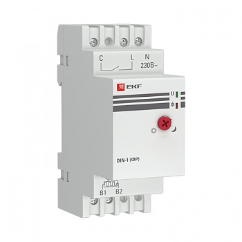 Фотореле с выносным датчиком DIN-1 2*100Лк 25A 3000Вт "ЭКФ"