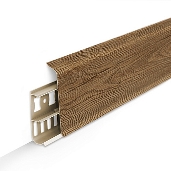 Дуб рустик / Плинтус 85мм 2,2м "Идеал Деконика"