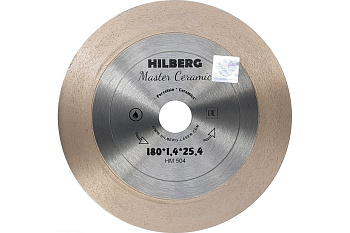 Диск алмазный сплошной ультратонкий Master Ceramic Ø180x25x25.4x1.4мм HM504