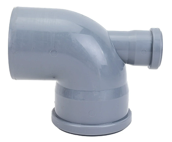 Отвод универсальный 110/50х87,5° фронт-вверх вн.канализ.(30) VALFEX