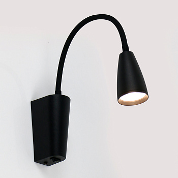 Бра на гибком основании GWL-GU10-M-IP20 Черный Поэма  1/50 661943