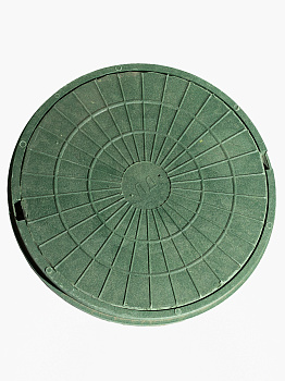 Люк круглый Тип ЛД Ø630мм Зеленый (15кН)