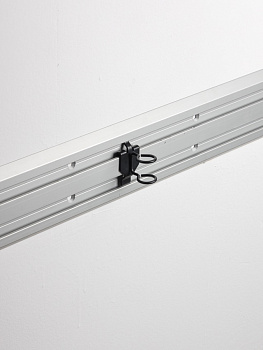 Крюк с расширением (Крюк:Сталь,Черный,Покрытие:PEVA,Черный)