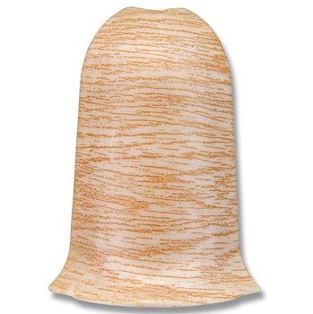 Наружный угол (комплект) для плинтуса К55 "Идеал Комфорт" 203 / Дуб беленый