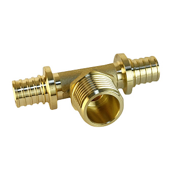 Тройник надвижной с переходом на нар.р. 20(2,8) х 1/2" х 20(2,8) (VALFEX) (120/5) К