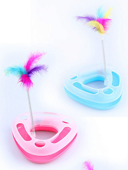 №1 Лабиринт с дразнилкой, Игрушка для кошек 30х25 см 1*20 шт, 10317120/050521/0059357