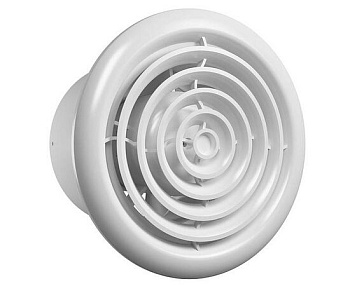 Вентилятор FLOW 5 BB осевой канальный вытяжной с кругл. решеткой с двигателем на ш/подшип D125