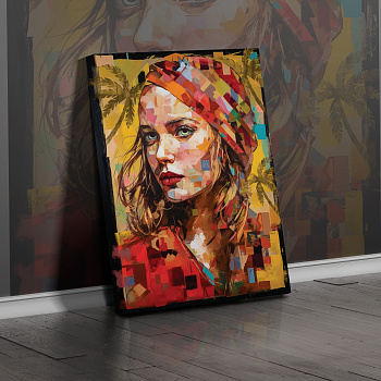 Картина "В пустыне" 50х70