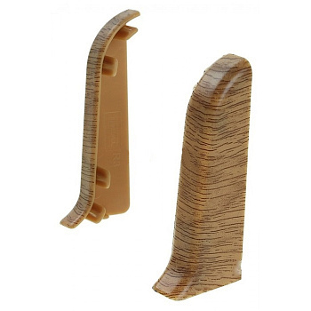 Торцевые (пара) для плинтуса К55 "Идеал Комфорт" 321 / Падук