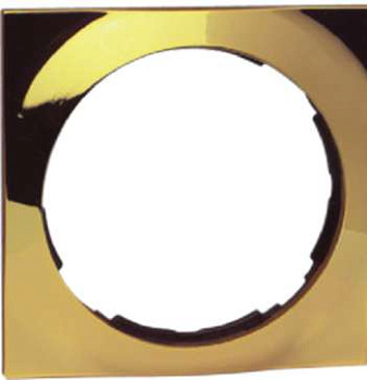 Рамка 1 пост. квадр. золото 24 карат 88612-36