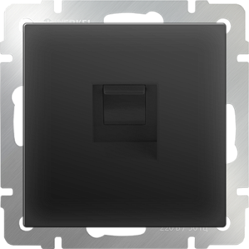 Розетка комп W1181008 RJ45 Черный матовый WERKEL a051606