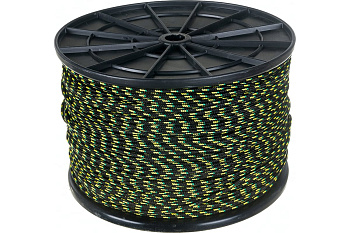 Шнур полипропиленовый ПП комбинированный 16-и прядный с ПА сердечником Ø9,5мм Цветной ВН.ШК