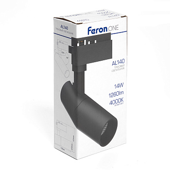 FERON AL140 32W 2880Lm 4000K 35градусов черный IP40 (60) 41614