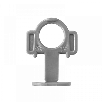 Зажим 3D+СВП Strong 2мм серый (100шт)