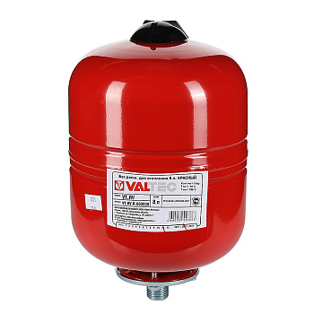 Бак расширительный 50л (красный) с ножками VT.RV.R.060050
