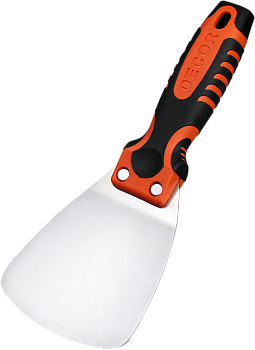 Шпатель для ведра 100мм, нерж.сталь, двухкомпонентная ручка 317-8100