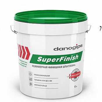 Шпатлевка финишная DANOGIPS Super Finish 11л (18кг) 548589