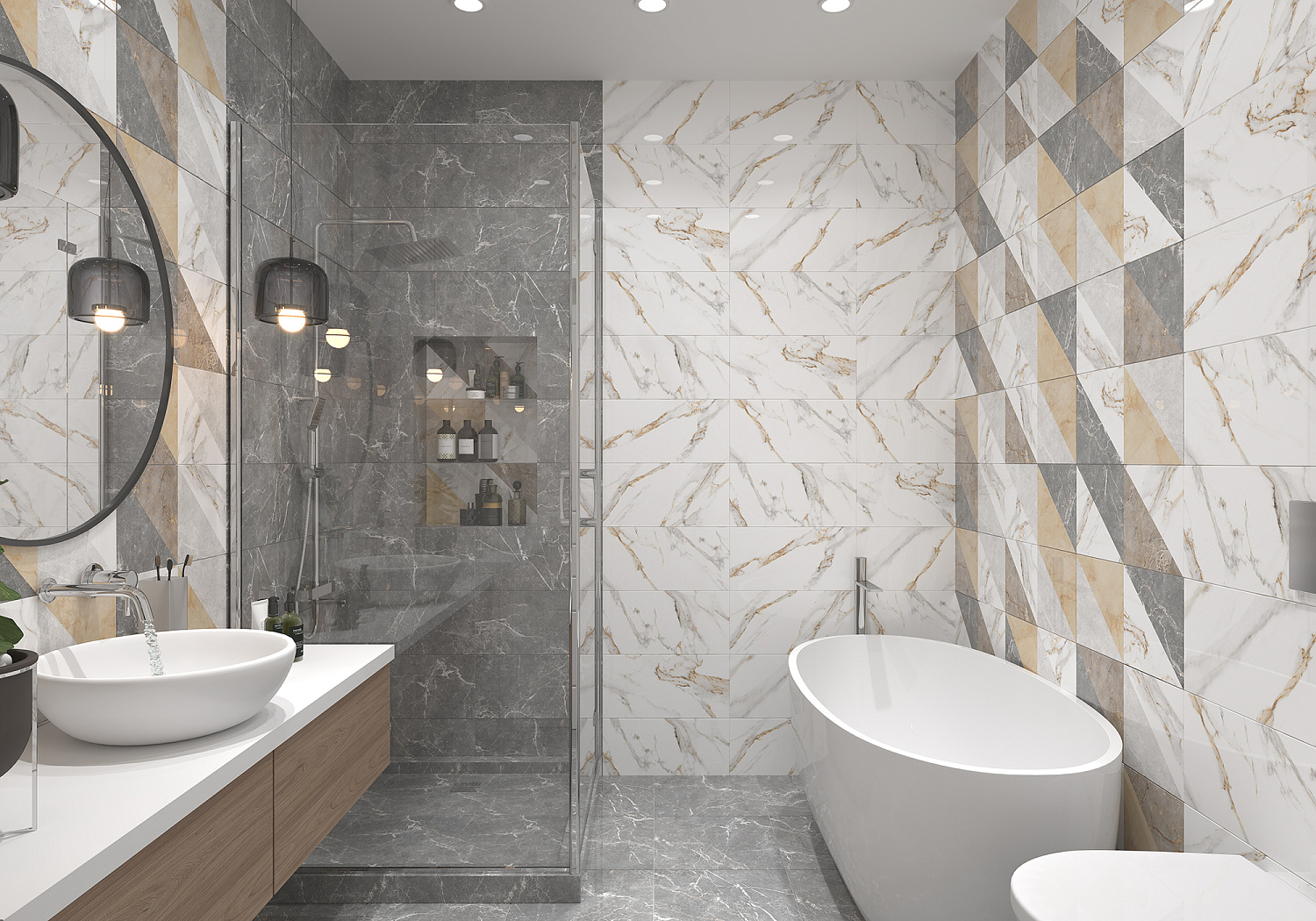 Облицовочная плитка GT99VG GlobalTile Капелла / Capella GT Сер. 50*25 _ 1 \74,25