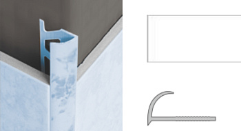 Планка нар. 7мм белый