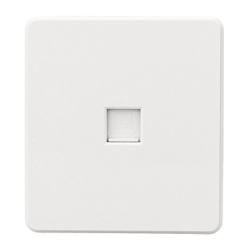 Розетка RJ45 cat6 MIELE ROUND ПЕРЛАМУТР KRANZ KR-78-0724-1