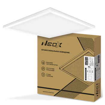 NEOX Панель LED универсальная ДВО-02 7565-ПРИЗМА 75Вт 6500К 6500лм 230В 595х595х19 
