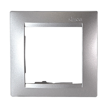 Рамка 1-я алюминий Simon 15 1500610-033