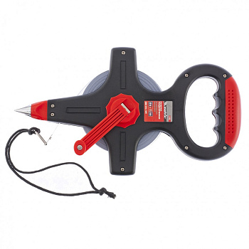 Рулетка геодезическая "Matrix" 50м х 12,5мм, металлическая лента, открытый корпус 31445