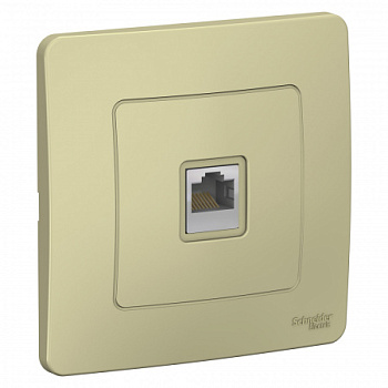 *Розетка RJ45 СП Бежевый BLANCA BLNIS045007 SE