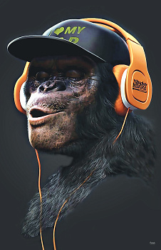 Картина Меломан 70х110