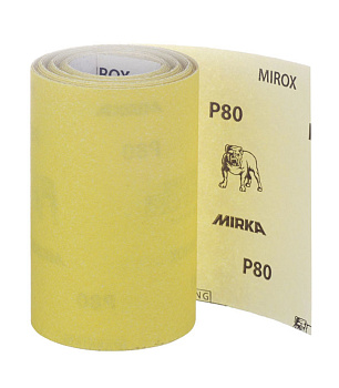 Шлиф шкуркa на бумажной основе Mirox SE 115мм x 5м Р80
