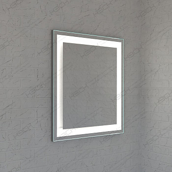Зеркало 383 с LED подсветкой 70*80  3830708