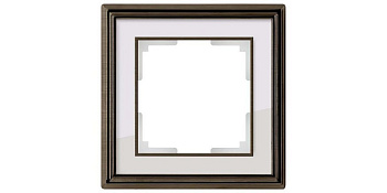 Рамка 1п W0011331 Palacio Хром/Белый WERKEL a051210