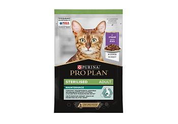 PRO PLAN Кошка Взрослая Утка Соус 26x85г ЧЗ