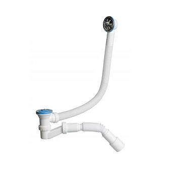 Сифон для ванны 1524 NOVA низкий 1 1/2" - 40/50 (25шт)