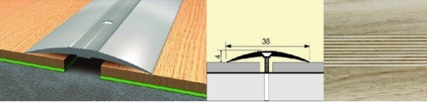 Стык 38x0,9 дуб аляска