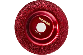 Чашка алмазная по металлу Ø125 Hilberg Super Metal Cup (зерно 35-40) 522125