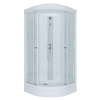 Душ кабина РИФ А 90x90 1/4 круга, низ.поддон Грейс Белый ДН4 7мест+Сифон D=90мм