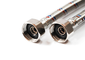 Гибкая подводка для воды VALFEX нерж.сталь 1/2" В-В100 см (100) 