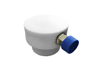 Заглушка коллектора с воздухоотводчиком 32 (60/15) БЕЛАЯ "ВАЛФ-РУС"