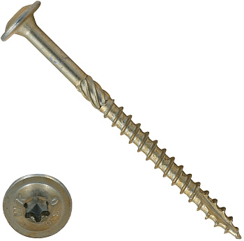 Шуруп полусфера Wkret-Met WKCP 6х120 по дереву пром (1/50)