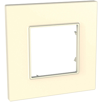 SE Unica Рамка 1-ая Бежевая Quadro  MGU2.702.25